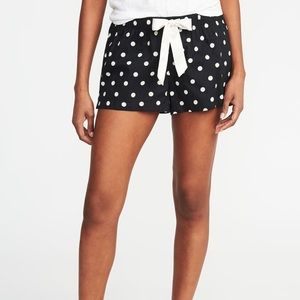 ⚫️Old Navy Black & White Polka Dot Poplin Boxer⚪️